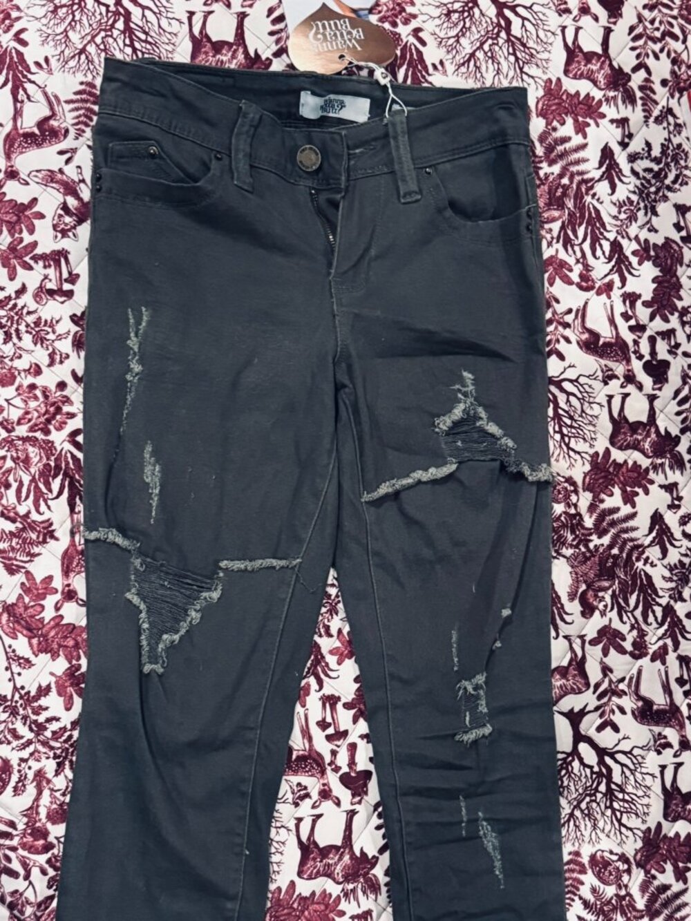 DARK GREEN Lift your booty Jeans